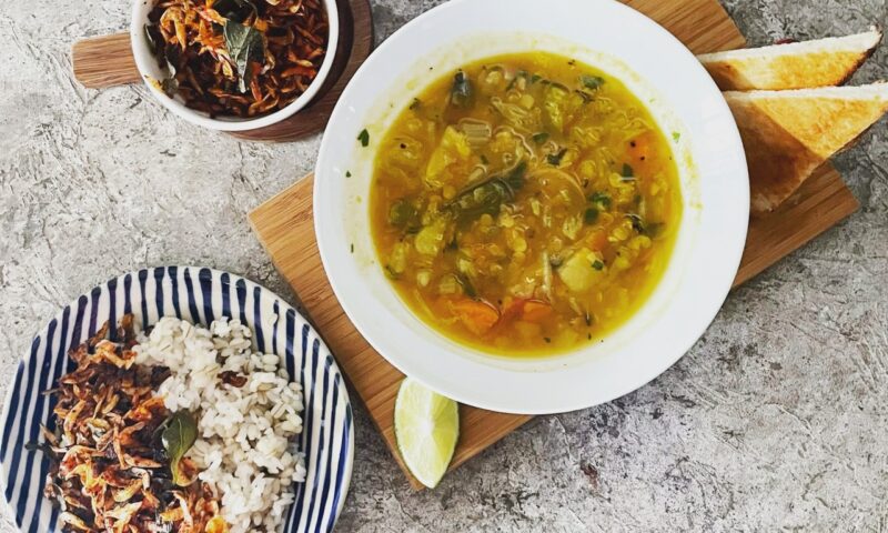 スリランカ風野菜スープ